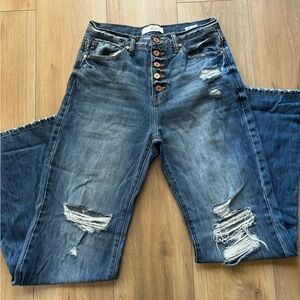 Kancan Wide Leg Jeans